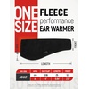 image:imageFleece Ear Warmer Headband Women  Running Ski Winter Ear Covers BlackBlack