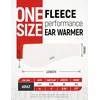 image:imageFleece Ear Warmer Headband Women  Running Ski Winter Ear Covers BlackWhite