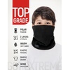 image:imageKids Fleece Neck Warmer  Boys Girls Winter Scarf Neck Gaiter ScarfBlack