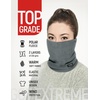 image:imagePolar Fleece Neck Warmer  Ski Mask Winter Neck Gaiter Scarf Men WomenGray