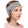 image:imageFleece Ear Warmer Headband Women  Running Ski Winter Ear Covers BlackGray