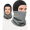 image:imageFleece Ski Mask Balaclava for Men  Neck Warmer Windproof WinterGray