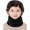 image:imageKids Fleece Neck Warmer  Toddler Scarf Neck Gaiter Boys Girls WinterBlack