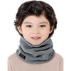 image:imageKids Fleece Neck Warmer  Toddler Scarf Neck Gaiter Boys Girls WinterGray