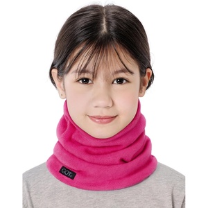 image:imageKids Fleece Neck Warmer  Boys Girls Winter Scarf Neck Gaiter ScarfPink