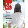image:imageGOT Sports Cooling Hoodie Towel  Instant Cool UV Protection Men WomenBlack