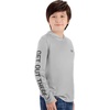 image:imageGOT Sports Kids Fishing Hoodie Shirt UPF 50 Long Sleeve Boys GirlsFish Flag Gray