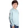 image:imageGOT Sports Kids Fishing Hoodie Shirt UPF 50 Long Sleeve Boys GirlsSunset Arctic Blue
