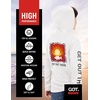 image:imageGOT Sports Kids Fishing Hoodie Shirt UPF 50 Long Sleeve Boys GirlsSunset White