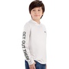 image:imageGOT Sports Kids Fishing Hoodie Shirt UPF 50 Long Sleeve Boys GirlsSunset White