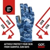 image:imageGOT Sports UPF 50 Fishing Gloves for Men and Women  Fingerless Sun UV Protection Gloves  Perfects for Sailing Paddling Kayak Hiking Fly Fishing Gloves