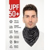 image:imageUPF 50 Cooling Bandana for Men amp Women  UV Sun Protection Neck ScarfBlack Paisley