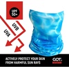 image:imageUPF 50 Fishing Neck Gaiter  UV Face Mask Sun Protection for Men WomenAqua Blue