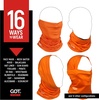 image:imageUPF 50 Fishing Neck Gaiter  UV Face Mask Sun Protection for Men WomenBlaze Orange