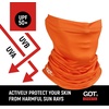 image:imageUPF 50 Fishing Neck Gaiter  UV Face Mask Sun Protection for Men WomenBlaze Orange
