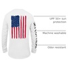 image:imageUPF 50 Fishing T Shirts for Men Women Long Sleeve  UV Sun ProtectionAmerican Flag