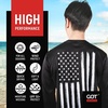 image:imageUPF 50 Fishing T Shirts for Men Women Long Sleeve  UV Sun ProtectionBlack Shirt American Flag