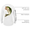 image:imageUPF 50 Fishing T Shirts for Men Women Long Sleeve  UV Sun ProtectionLargemouth Bass