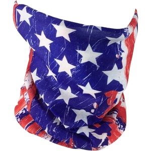 image:imageFace Mask Neck Gaiter Sun Wind Dust Protection Men WomenAmerican Flag Grunge