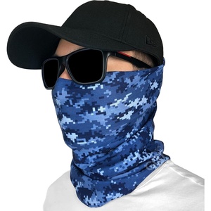 image:imageFishing Face Mask Neck Gaiter  UV Sun Protection Cover for Men WomenDigital Navy Camo