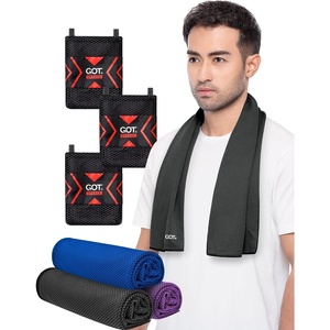 image:imageInstant Cooling Towel Neck amp Face  Sweat Rag Neck Wraps Gym WorkoutBlack  Deep Blue  Purple