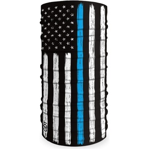 image:imageTube Bandana Neck Gaiter for Women Men  Face Mask Hair Wrap Head ScarfStraight Blue Line
