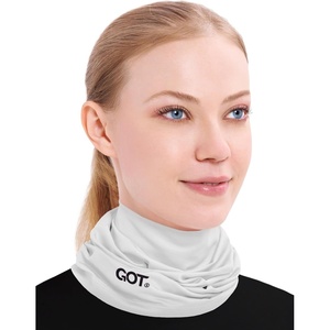 image:imageUPF 50 Cooling Neck Gaiter  Fishing Face Mask Sun Protection Men WomenWhite