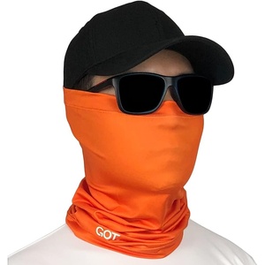 image:imageUPF 50 Fishing Neck Gaiter  UV Face Mask Sun Protection for Men WomenBlaze Orange