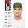 image:imageCotton Bandana for Women amp Men  Running Head Scarf Hair Wrap Neck KerchiefOlive Green Origami