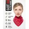 image:imageCotton Bandana for Women amp Men  Running Head Scarf Hair Wrap Neck KerchiefRed Origami