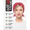 image:imageCotton Bandana for Women amp Men  Running Head Scarf Hair Wrap Neck KerchiefRed Origami