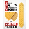 image:imageCotton Bandana for Women amp Men  Running Head Scarf Hair Wrap Neck KerchiefYellow Mustard Origami