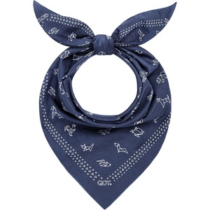 image:imageCotton Bandana for Women amp Men  Running Head Scarf Hair Wrap Neck KerchiefNavy Origami